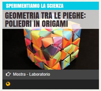 Origami e Geometria a BergamoScienza Origami: gioco delle mani,