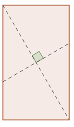 dei triangoli equilateri, il tutto pari a 9 triangoli equilateri (gli stessi in cui resta diviso un triangolo equilatero equivalente al foglio rettangolare) il lato