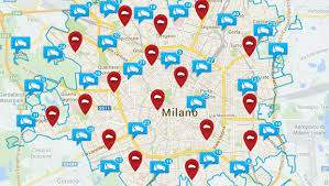 LA SHARING MOBILITY (FF) A MILANO: OGGI Dati medi: Oltre 2000 veicoli Percorrenze medie: 6km per utilizzo Utilizzo medio: 3-5 utilizzi giornalieri