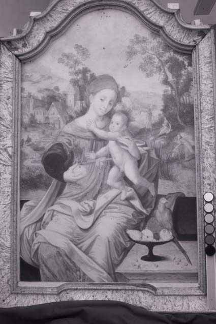 tavola " Madonna col bambino "