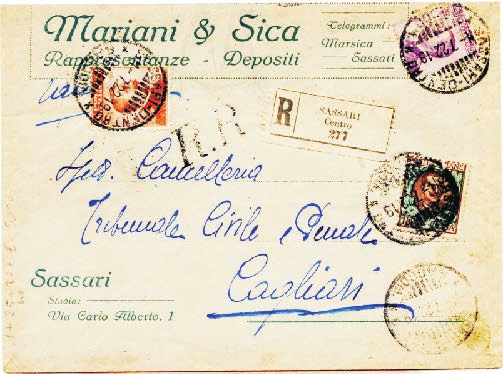 3 Regno d Italia Tariffa: III periodo 1.2.1921-31.12.1922 c.