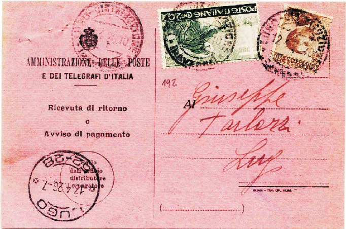 40 della serie Effigie V. E. III - 1908 + c. 20 del 7 centenario della morte di San Francesco -1926.
