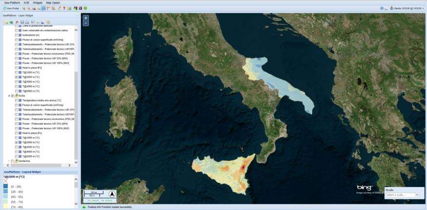 @ 1000 m @ 2000 m Distribuzione delle Temperature www.vigor-geotermia.