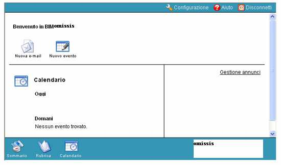 2.2 EVENTI Questa voce del menù permette di accedere al calendario degli eventi principali dell attività di Direzione Lavori.