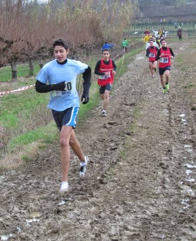 IMOLA 9 FEBBRAIO CDS CROSS Stoico Hichame Jarine a Imola nella seconda prova del cross regionale Terreno veramente difficile oggi sui 2,5 km del cross Cadetti a Imola.