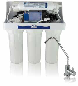 0 osmosi inversa reverse osmosis ARO TRIPLEX PLUS new! Sistema osmosi inversa con serbatoio di accumulo e pompa 1,Lt/min. Reverse osmosis water system with storage tank and booster pump 1,Lt/min.