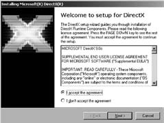 Per il corretto funzionamento della webcam Sweex è necessaria la versione 9.0c del cosiddetto Microsoft DirectX.