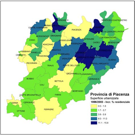 Fig. 2 Provincia di Piacenza.