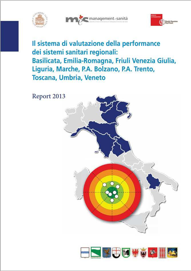 Sistema di valutazione della performance dei sistemi sanitari regionali (luglio 2014) Predisposto da MES (Laboratorio Management e Sanitò Scuola Sant Anna di Pisa) Introdotto nel 2004 presso la