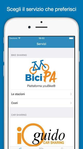 Possibilità di ricaricare il credito L App Amunì si è stata realizzata per riunire sotto un unica piattaforma le app dei due servizi car e bike.