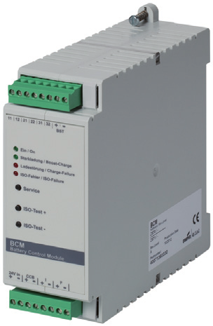 ZB-S Componenti e accessori opzionali Modulo di controllo batteria (BCM) Il modulo di controllo batteria BCM è preposto al funzionamento dei moduli CM 1,7 A e CM 3,4 A attraverso il bus di controllo