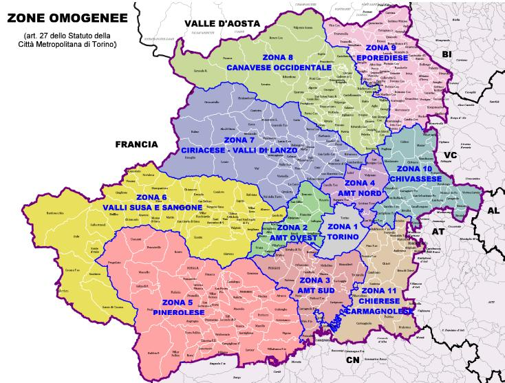 D'altra parte la scelta di organizzare il territorio in zone omogenee non intende cancellare e sostituire sempre e comunque altri modelli di programmazione e gestione del territorio metropolitano che