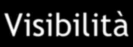 Visibilità char g1, g2, g3; main() { int a, b; {/*blocco1*/ double a,c void f1(){ {/*blocco2*/