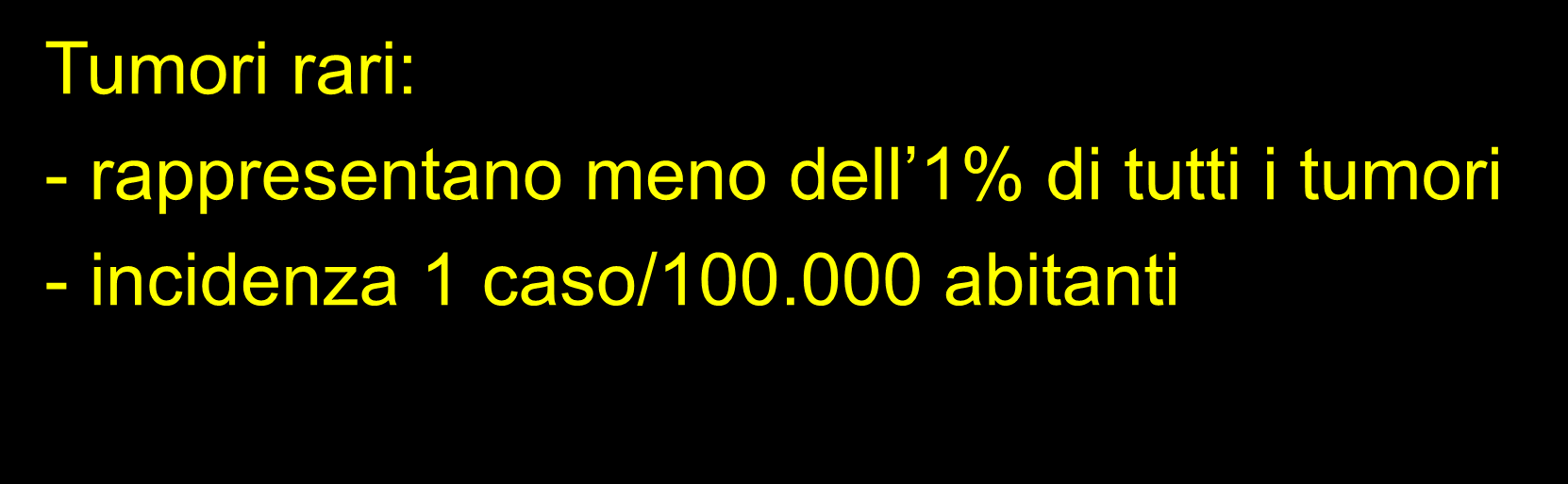 TUMORI NASO SINUSALI Tumori rari: - rappresentano meno dell