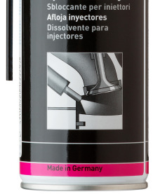 Elimina ruggine e incrostazioni carboniose. PRO-LINE INJECTOR LÖSER 6x400 ml. Spruzzare varie volte sui componenti da toglier.