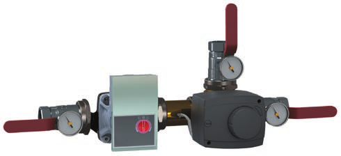 Entrambi i modelli sono disponibili con servomotore dotato di regolazione interna per il mantenimento della miscelazione a temperatura costante, oppure con servomotore gestibile tramite controllo