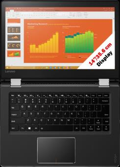 Lenovo Yoga 900 Il notebook Lenovo Flex 4-1470 unisce in maniera esclusiva un design a cerniera ripiegabile a 360 con tecnologie ultra-veloci e un prezzo conveniente.