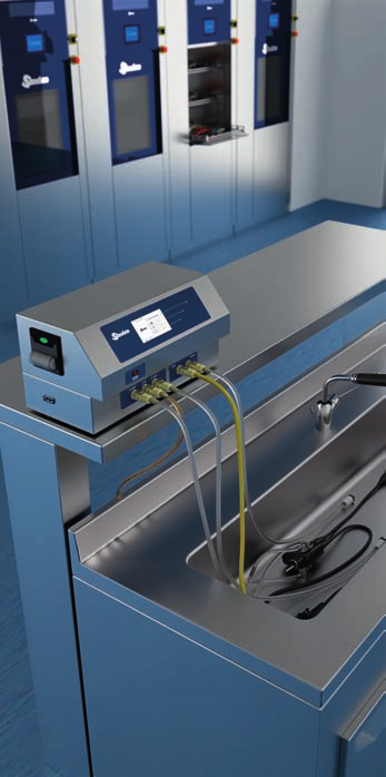 EPW 100 Sistema automatico di supporto alle fasi di lavaggio manuale Il sistema EPW 100 assiste gli operatori durante la fase di