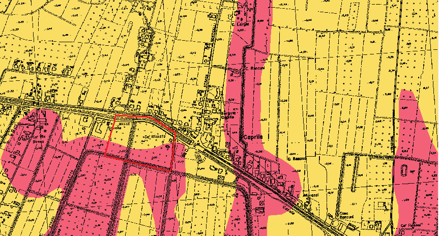 Queste strutture geomorfologiche si sviluppano con allineamenti orientati nord-sud e dimostrano buone continuità stratigrafica, interrotti solamente da alvei o paleoalvei che sfociavano a mare