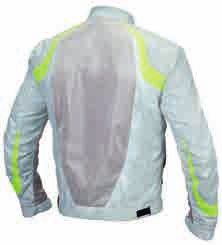 paride MEN hjs303mg Giacca estiva dal taglio sportivo, vestibilità slim fit, realizzata nel colore grigio con inserti fronte/retro ad alta visibilità.