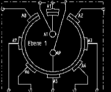 Giunto rotante Nr. 6992H-11 Giunto rotante azionato, a semplice effetto. Una stazione di carico e scarico, pressione di esercizio max. 350 bar. Livello 1 N.