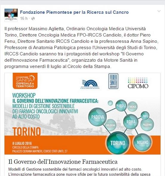 Facebook - Fondazione