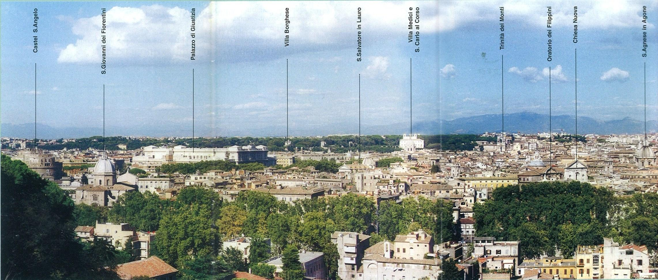 Roma vista dal piazzale del