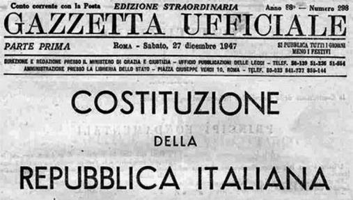 Art. 3 Tutti i cittadini hanno pari dignità sociale e sono eguali davanti alla legge, senza distinzione di sesso, di razza, di lingua, di religione, di opinioni politiche, di condizioni personali e