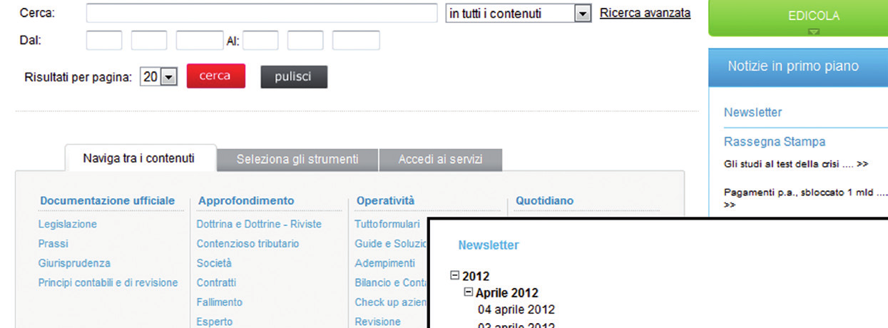 Tutte le Big Suite mail sono archiviate automaticamente e sono disponibili nell archivio delle