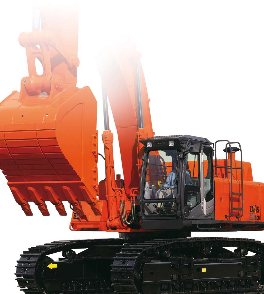 Serie ZAXIS-3 LCH ESCAVATORE IDRAULICO Codice modello: ZX 520LCH-3 Potenza nominale motore: 260 kw (349