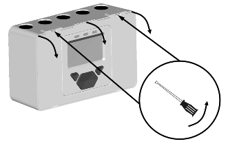 COMPRESA TRA 12 E 36 V OPPURE ALL ALIMENTAZIONE TRASMETTITORE SULLA