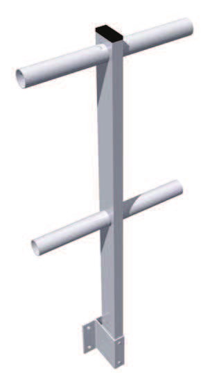 ARAETTI ARAETTO VERTICALE Sistema per superfici verticali iastra di base per fissaggio su supporto verticale TIVE NTC DM 14.01.