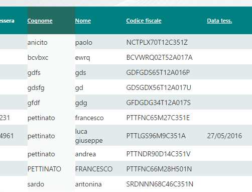 2) INVIO TESSERATI AL COMITATO Per l invio dei tesserati al comitato questi devono essere prima selezionati.