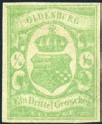 .. 140 - Antichi Stati Tedeschi - Baden - 1851-1 kr. brunastro, n 1 su frammento con annullo nitido. C/Biondi.