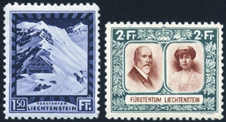 .. 80 - Liechtenstein - 1921 - Stemma, n 44A-49A-45B/48B-50B/51B. C/Biondi. Cat.