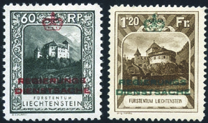 450 (**) (f)... 100 - Liechtenstein - 1946 - BF S. Lucio, n 6. C/Caffaz.