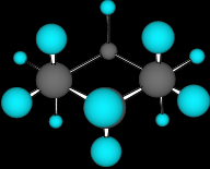 2.2 Isomeria cis-trans Se abbiamo un composto simile al precedente, ma con un doppio legame: 3 -=- 3 non è possibile ruotare la molecola attorno al doppi legame, perché il legame è formato da due