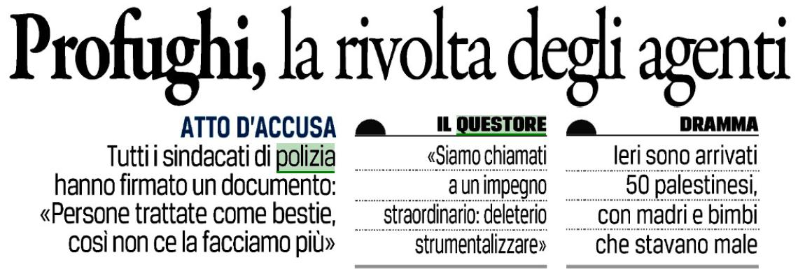 I sindacati protestano contro la gestione dell'emergenza da parte del questore di Venezia: "Agenti costretti a inseguimenti e collette".