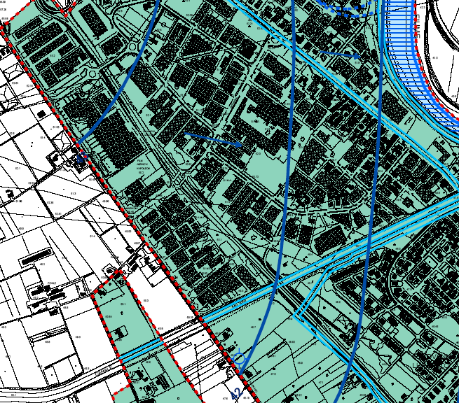 Inquadramento idrologico e idrogeologico Sebbene non interessi l area di studio si segnala che l elemento idrografico più evidente del comune di San Giovanni Lupatoto è il Fiume Adige, che scorre in