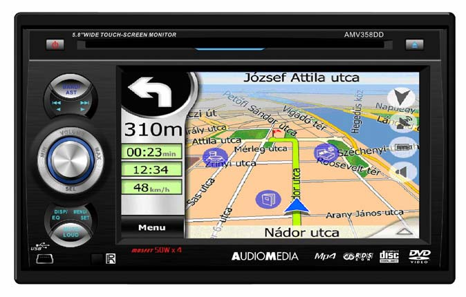 Aggiornamento al catalogo Audiomedia 2008 Pag 18 Antenna GPS Audiomedia AMV358DD Interruttore