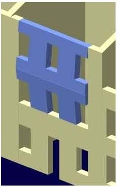 Comportamento sismico delle strutture in muratura 1. Pareti non collegate tra loro, direzione del solaio perpendicolare al sisma (scarica il peso sulle pareti A) 2.