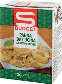 PANNA DA CUCINA 200 ml - 3,45 /L