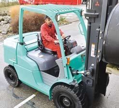 materiali, Mitsubishi Carrelli Elevatori ha sviluppato una gamma di