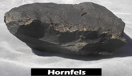 Granofels (Assenza di scistosità) Hornfels Hornfels: Granofels a grana fine