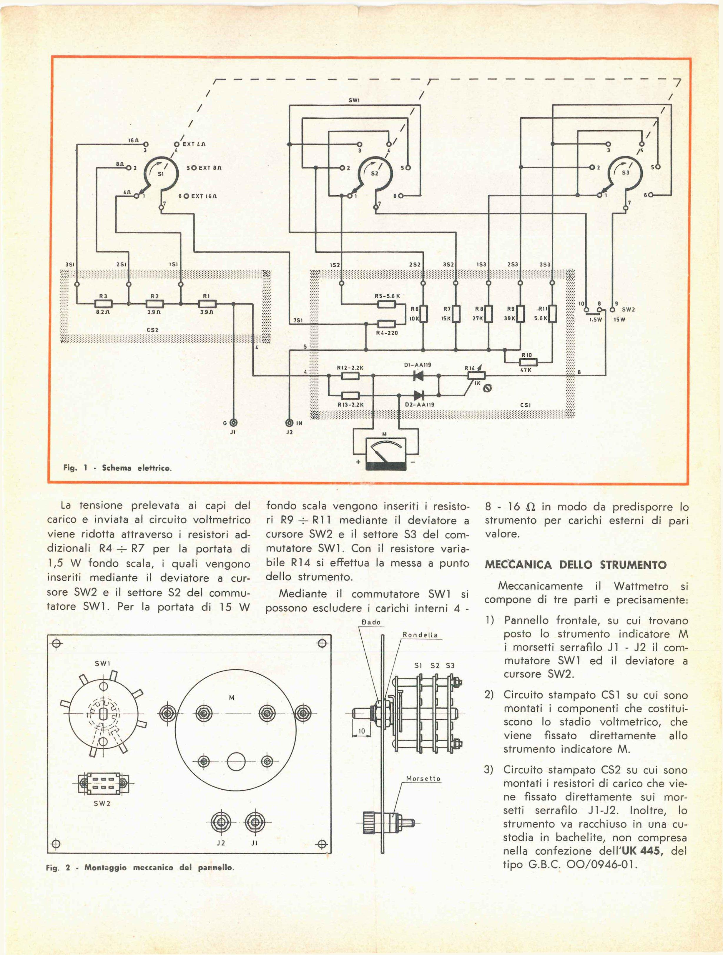 Fig. 1 Schema elettrico.