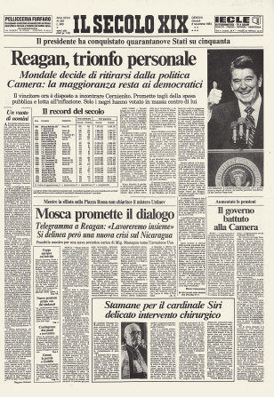 Ronald Wilson Reagan 40 Presidente Partito repubblicano Eletto il 4 novembre 1980