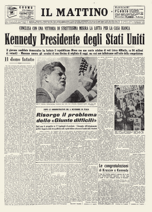 John Fitzgerald Kennedy 35 Presidente Partito democratico Eletto l 8 novembre 1960