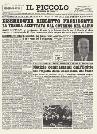 Dwight David Eisenhower 34 Presidente Partito repubblicano Eletto il 4 novembre