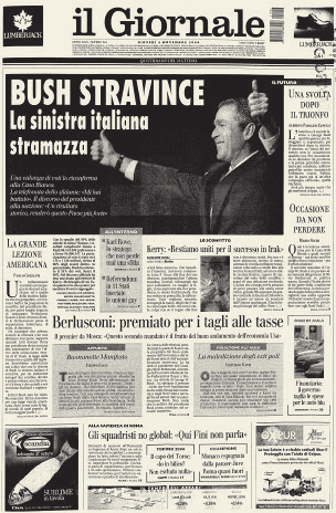 George Walker Bush 43 Presidente Partito Repubblicano Eletto l 8 novembre 2000 2001-2009 il giornale (4