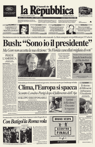 George Walker Bush 43 Presidente Partito Repubblicano Eletto l 8 novembre 2000 2001-2009